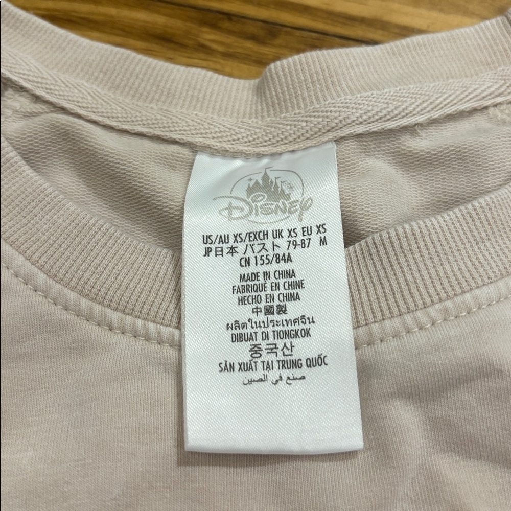 Authentic Disney Parks Walt Disney World Long Sleeve Shirt Size XS in Tan Color - Picture 2 of 3